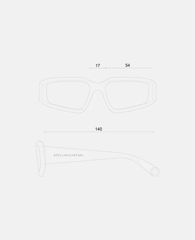 Abstract Rectangle Sonnenbrille