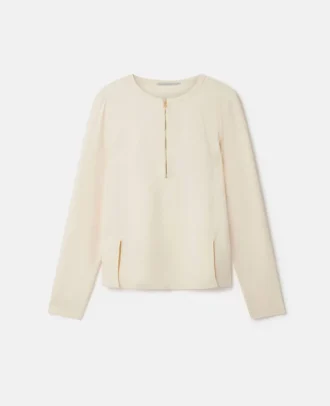 Arlesa Bluse mit doppeltem Schlitz und Reißverschluss