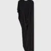 Asymmetrisches Cape-Maxikleid