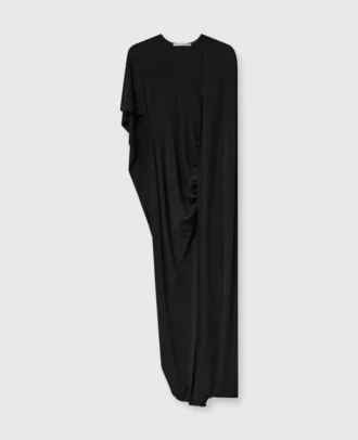 Asymmetrisches Cape-Maxikleid