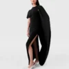 Asymmetrisches Cape-Maxikleid