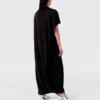 Asymmetrisches Cape-Maxikleid