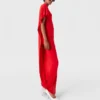 Asymmetrisches Cape-Maxikleid