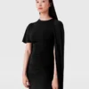 Asymmetrisches Cape-Maxikleid