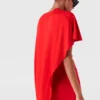 Asymmetrisches Cape-Maxikleid