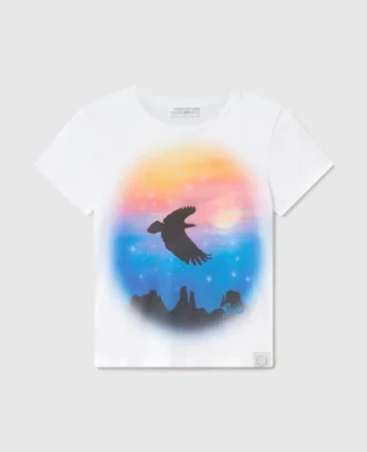 Baby-T-Shirt mit Airbrush-Grafik
