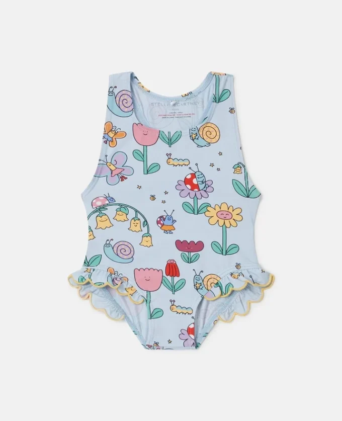 Badeanzug mit Blumenprint