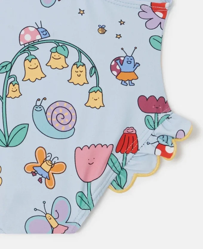 Badeanzug mit Blumenprint