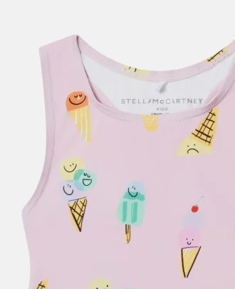 Badeanzug mit Eiscreme-Print
