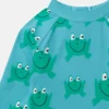 Badeoberteil mit Froschprint