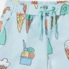 Badeshorts mit Eiscreme-Print