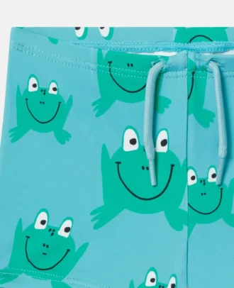 Badeshorts mit Froschprint