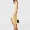 Baumwollkleid mit Rippstrick