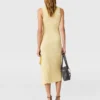 Baumwollkleid mit Rippstrick