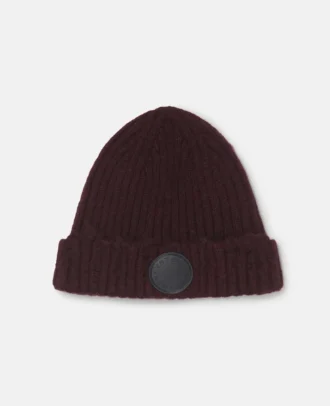 Beanie aus geripptem Strick mit Used-Look