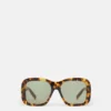 Übergroße quadratische Sonnenbrille