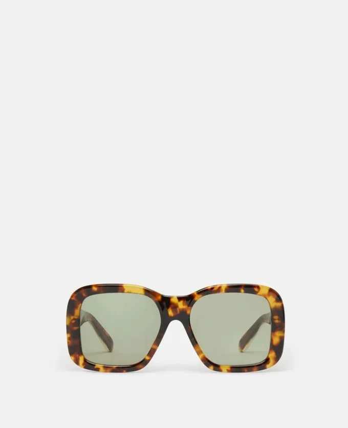 Übergroße quadratische Sonnenbrille