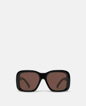 Übergroße quadratische Sonnenbrille