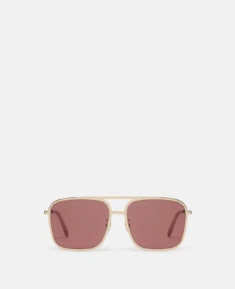 Übergroße quadratische Sonnenbrille