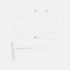 Übergroße quadratische Sonnenbrille