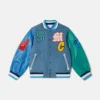 Bomberjacke mit gestickten Markeninitialen