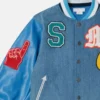 Bomberjacke mit gestickten Markeninitialen