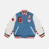 Bomberjacke mit Initialen-Grafik