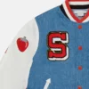 Bomberjacke mit Initialen-Grafik