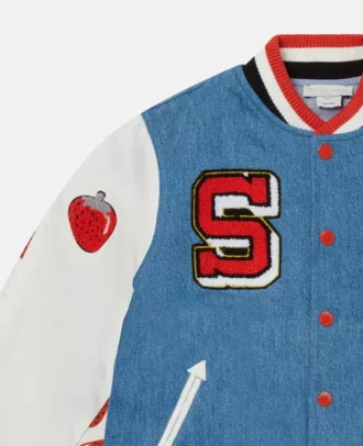 Bomberjacke mit Initialen-Grafik