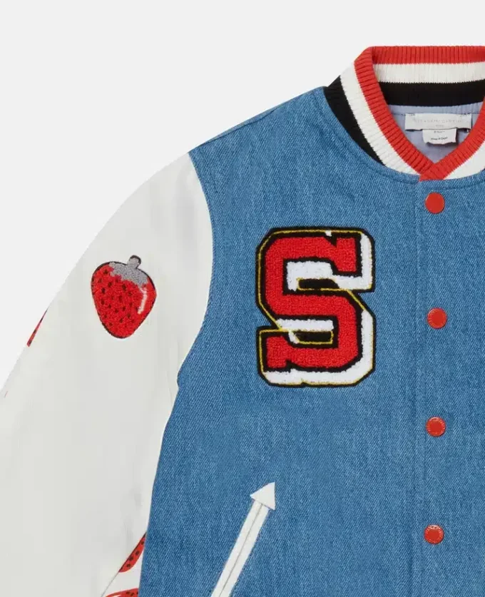 Bomberjacke mit Initialen-Grafik