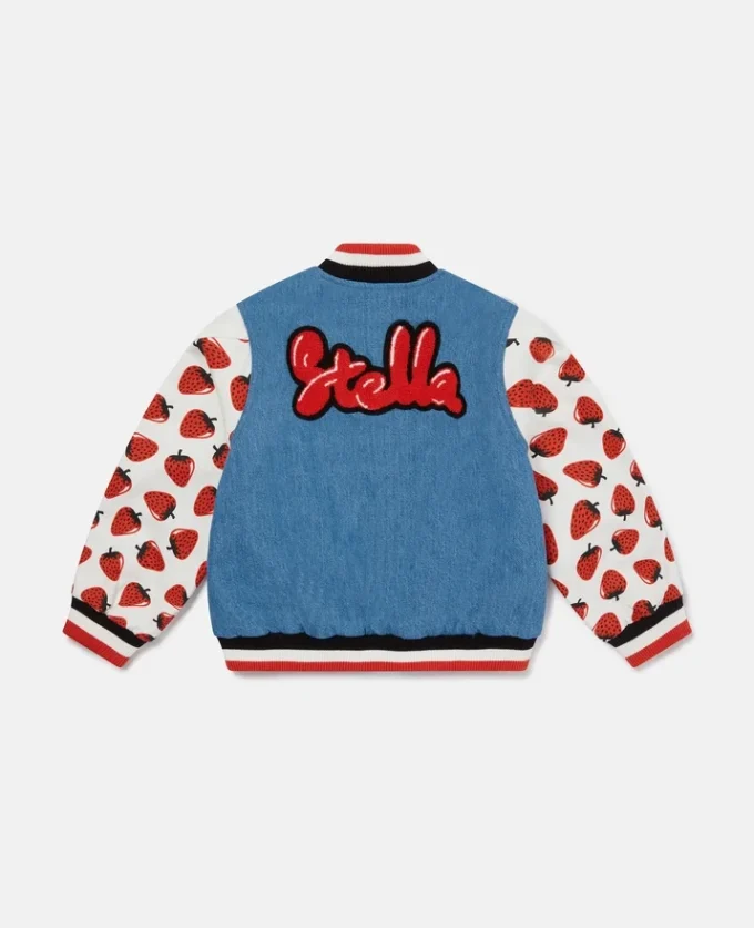 Bomberjacke mit Initialen-Grafik