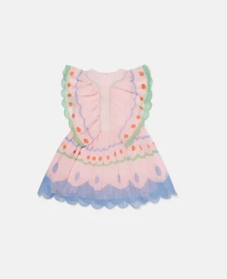 Butterfly Langarm-Kleid mit Flügeln