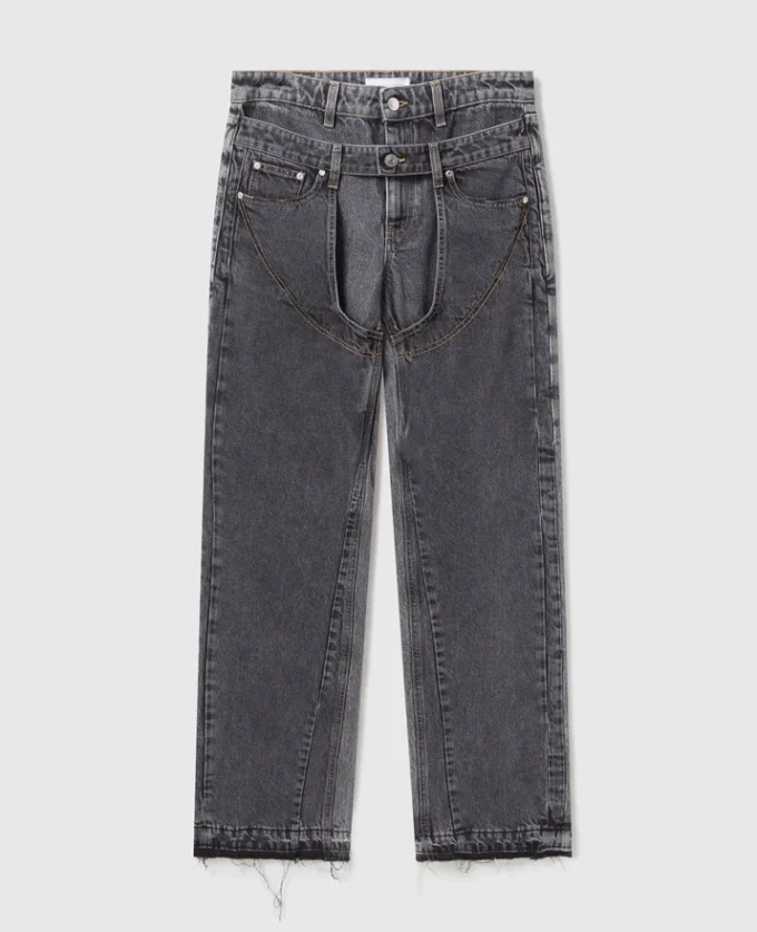 Chap-Jeans mit doppeltem Bund