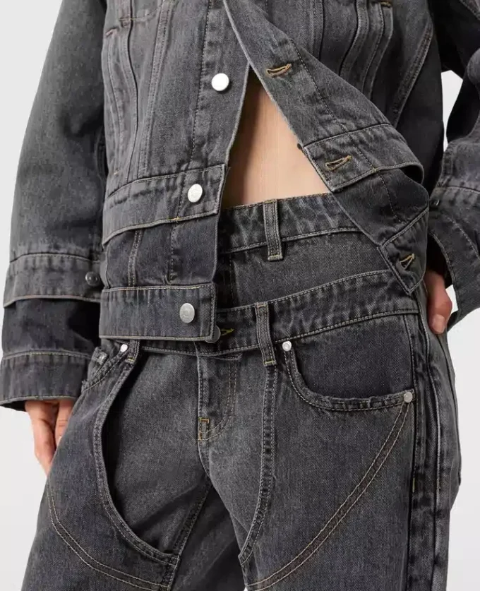 Chap-Jeans mit doppeltem Bund