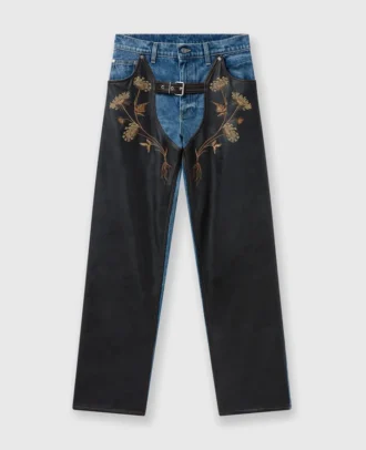 Chaps Straight-Leg-Jeans mit Stickerei