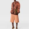 Cloud Leopard Cardigan mit V-Ausschnitt
