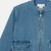 Denim-Bomberjacke