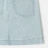 Denimrock mit Medaillon-Logo