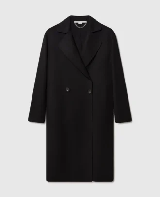 Doppelreihiger Longline-Mantel