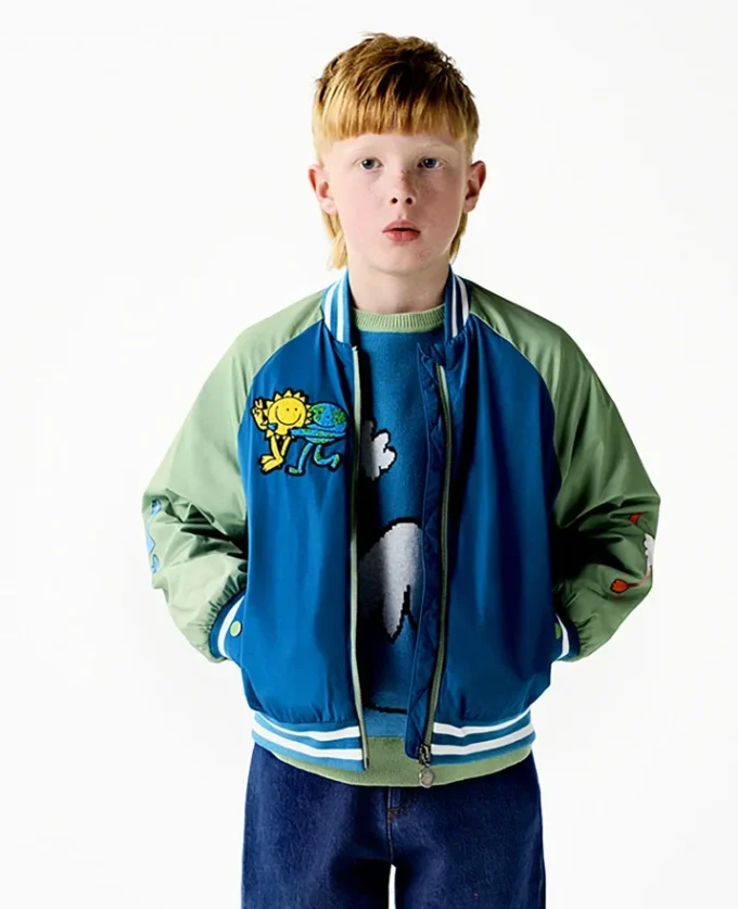 Earth Friends Bomberjacke mit Grafikprint