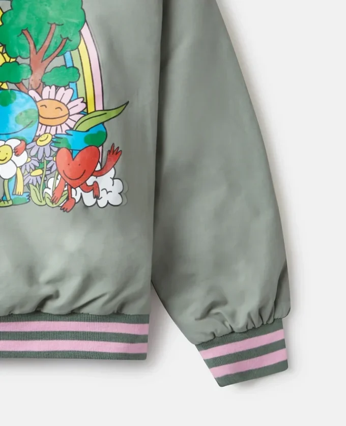 Earth Friends Bomberjacke mit Grafikprint