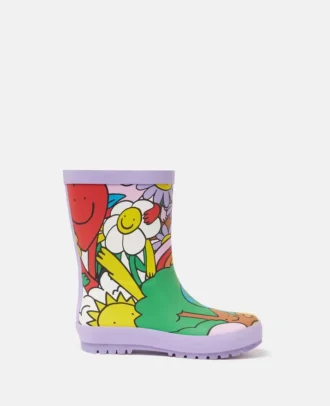 Earth Friends Grafik-Gummistiefel