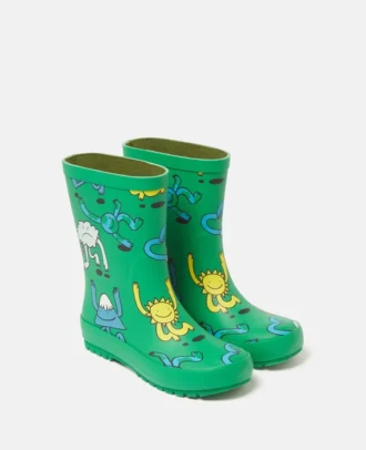 Earth Friends Grafik-Gummistiefel