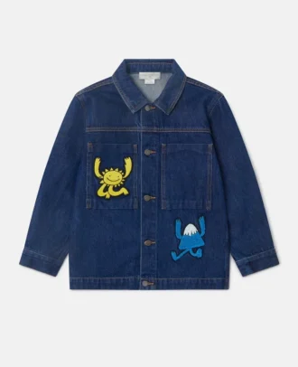 Earth Friends Grafik-Jeansjacke