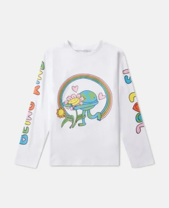 Earth Friends Langarmshirt mit Grafikprint