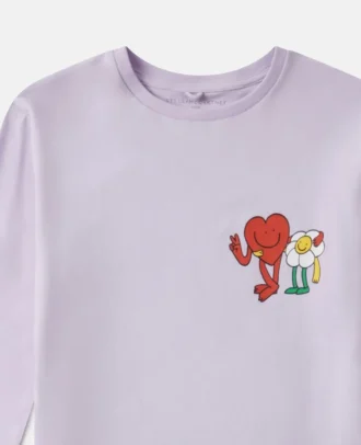 Earth Friends Langarmshirt mit Grafikprint