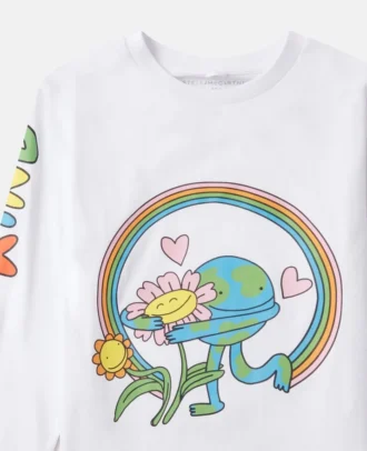 Earth Friends Langarmshirt mit Grafikprint