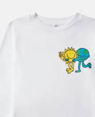 Earth Friends Langarmshirt mit Grafikprint