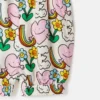 Earth Friends Print Romper mit Rüschen