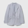Einreihiger Blazer mit Spitzkragen